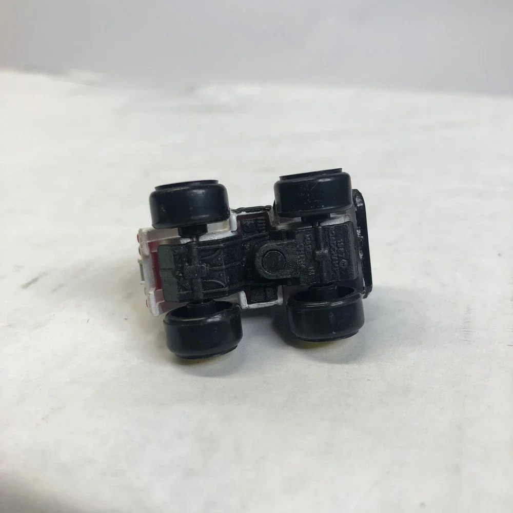 Road Champs 1987 Mini Monster Wheels Tank Tanker Truck White Black Micro Vintage